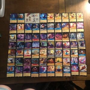 70 Lorcana cards bulk LOT 8